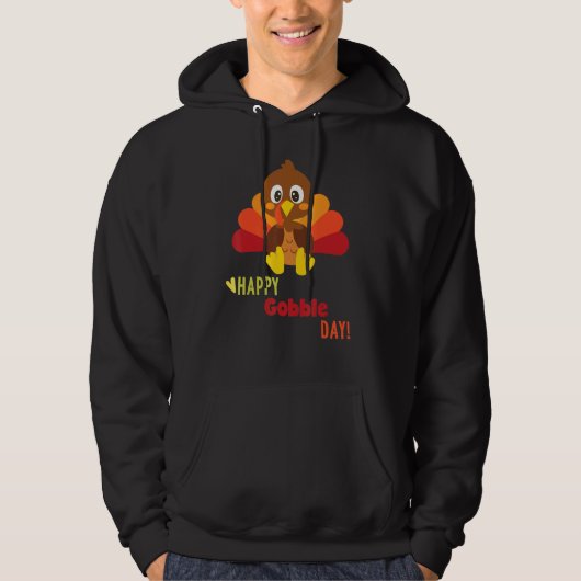 Gobble Til You Wobble Hoodie (Vorderseite)