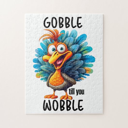 Gobble Til You Wobble Puzzle (Vertikal)