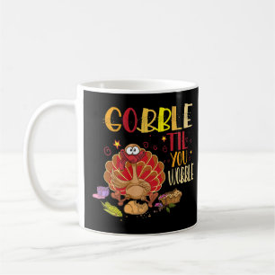 Gobble Til You Wobobble Vintage Outfit Kleinkind D Kaffeetasse
