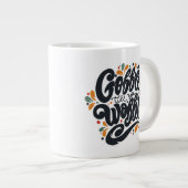 Gobble Till You Wobble Jumbo-Tasse (Vorderseite Rechts)