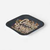 Gobble Till You Wobble Pappteller (Gewinkelt)