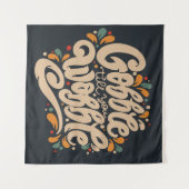 Gobble Till You Wobble Wandteppich (Vorderseite (Horizontal))