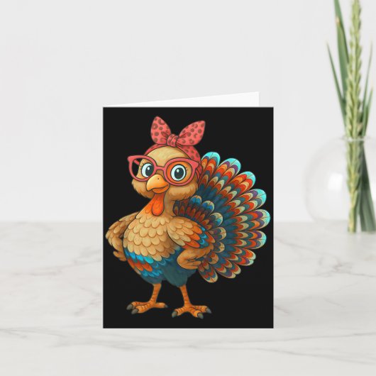Gobble Turkey Day Happy Thanksgiving For Toddlers Karte (Vorderseite)