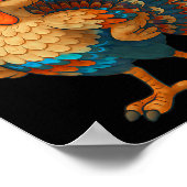 Gobble Turkey Day Happy Thanksgiving For Toddlers Poster (Ecke)