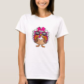 Gobble Turkey Day Happy Thanksgiving T-Shirt (Vorderseite)