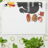 Gobble & Wobble Geschirrtuch (Gefaltet)