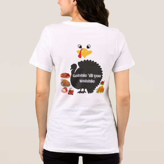 Gobble & Wobble Tri-Blend Shirt (Rückseite)