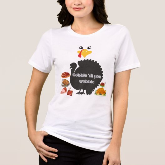 Gobble & Wobble Tri-Blend Shirt (Vorderseite)