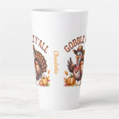 Gobble y'all western Thanksgiving Milchtasse (Vorderseite)
