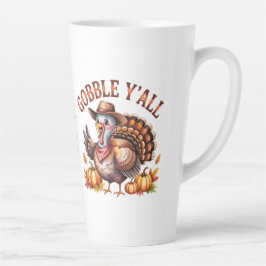 Gobble y'all western Thanksgiving  Milchtasse