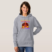 Gobbled Can’t Wobble Funny Turkey Thanksgiving Hoodie (Vorne ganz)