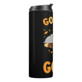 Gobblegool Türkei Erntedank Thermosbecher (Nach links gedreht)