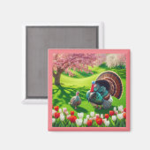 Gobbler Turkey Magnet (Vorderseite/Rückseite)