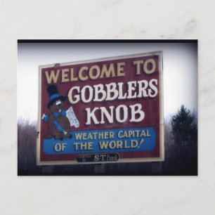 Gobblers Knob Punxsutawney, Pennsylvania Postkarte
