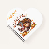 Gobbley'all westernthanksgiving  notizblock (Vorderseite)