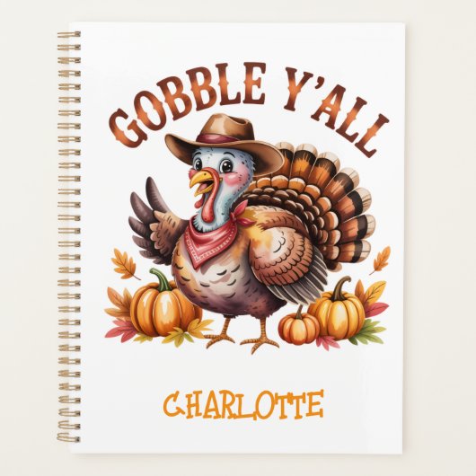 Gobbley'all westernthanksgiving  planer (Vorderseite)