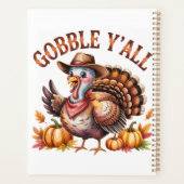 Gobbley'all westernthanksgiving  planer (Rückseite)