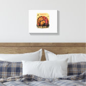 Gobblezilla Türkei Erntedank _1 Leinwanddruck (Insitu (Schlafzimmer))