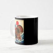 Gobblezilla Turkey Funny Thanksgiving For Men Wome Kaffeetasse (Vorderseite Links)