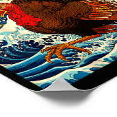 Gobblezilla Turkey Funny Thanksgiving For Men Wome Poster (Ecke)