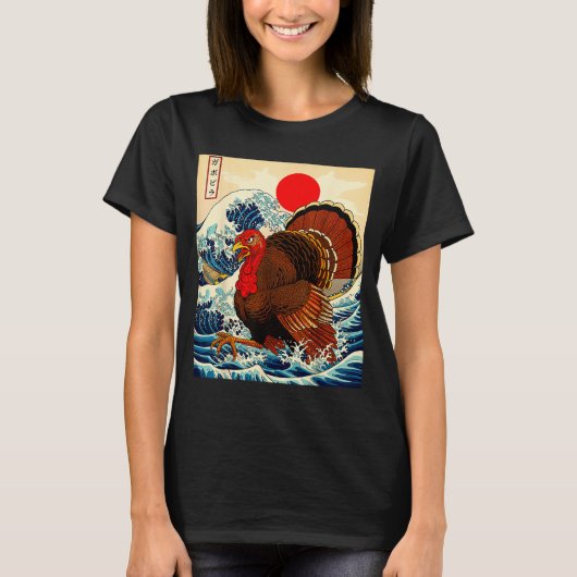 Gobblezilla Turkey Funny Thanksgiving For Men Wome T-Shirt (Vorderseite)