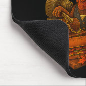 Gobbol Turkey Gobble Gool Thanksgiving Retro Mousepad (Ecke)