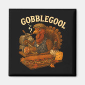 Gobbol Turkey Thanksgiving Magnet (Vorne)
