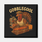 Gobbol Turkey Thanksgiving Magnet (Vorne)
