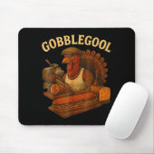 Gobbol Turkey Thanksgiving Mousepad (Mit Mouse)