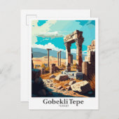 Gobekli Tepe Sanliurfa Türkei Reisen Postkarte (Vorne/Hinten)