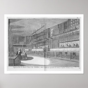 Gobelin workshops, from the 'Encyclopedia' by Deni Poster