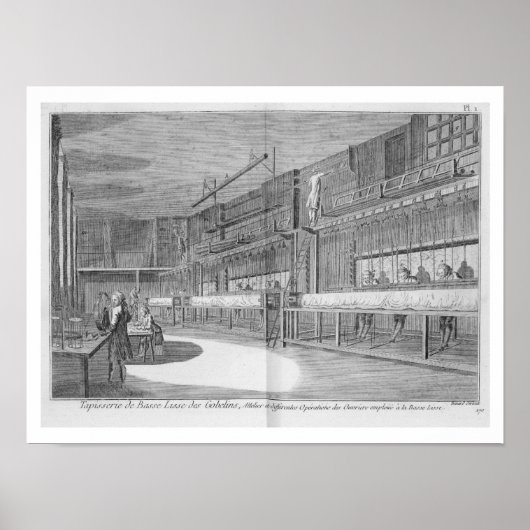 Gobelin workshops, from the 'Encyclopedia' by Deni Poster (Vorne)