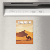 Gobi Desert Camel Travel Magnet (In Situ (Geschirrspüler))
