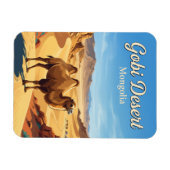 Gobi-Wüste Mongolei Magnet (Horizontal)