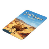 Gobi-Wüste Mongolei Magnet (Linke Seite)