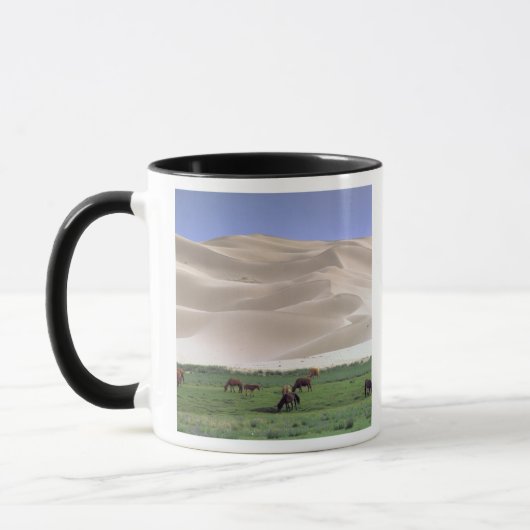 Gobi-Wüste | Wilde Pferde Tasse (Links)