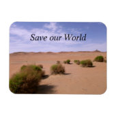 Gobi-Wüstenansicht Magnet (Horizontal)