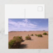 Gobi-Wüstenansicht Postkarte (Vorne/Hinten)