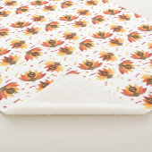 Goble Türkei Erntedank Pattern farbenfroh Sherpadecke (3/4)