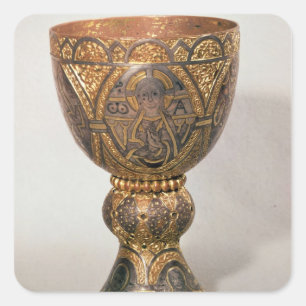 Goblet, geplündert aus der Türkei Quadratischer Aufkleber