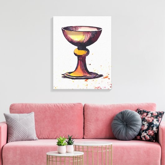 Goblet Leinwanddruck (Insitu (Wohnzimmer))