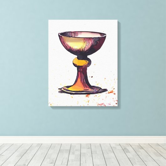 Goblet Leinwanddruck (Insitu (Holzboden))