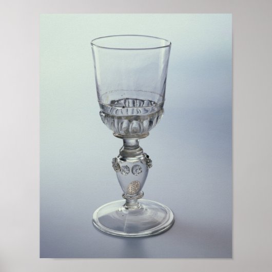 Goblet mit runder Trichterschale Poster (Vorne)
