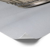 Goblet mit Skeletten mit Masken versehen Poster (Ecke)