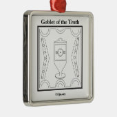 Goblet of the Truth Symbol Ornament Aus Metall (Rechts)