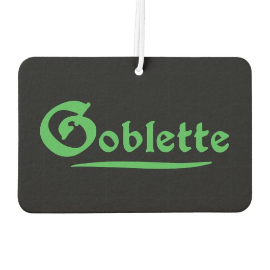 Goblette Autolufterfrischer (Rückseite)