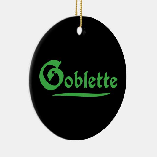 Goblette Keramik Ornament (Rechts)