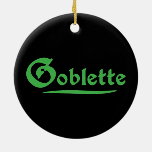 Goblette Keramik Ornament (Hinten)