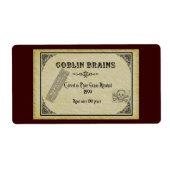 Goblin Brains Label (Vorne)
