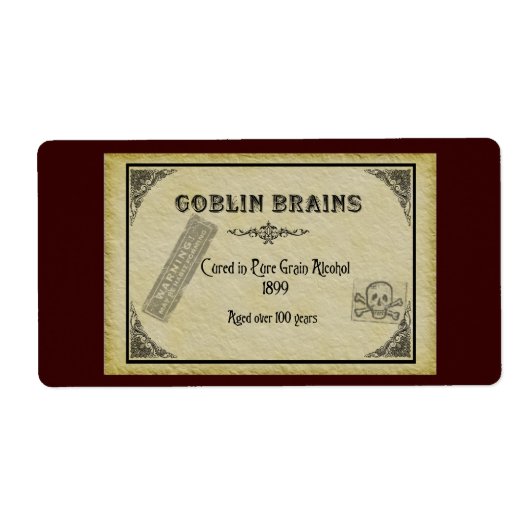 Goblin Brains Label (Vorne)